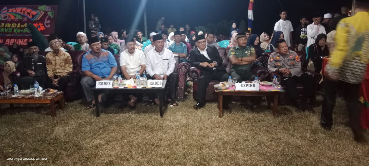 Wabub Lampura Hadiri Pengajian di Desa Sido Kayo Kecamatan Abung Tinggi ...